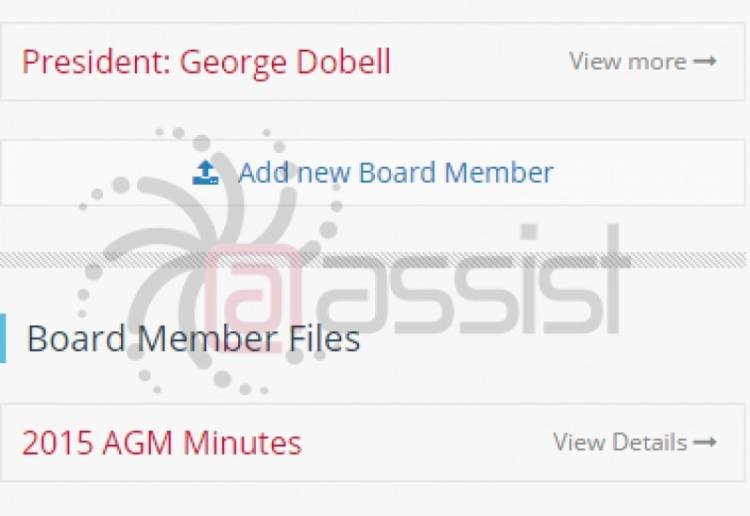 New Feature: Board Member Section